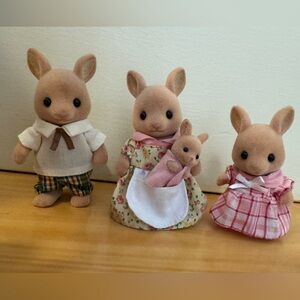 Calico Critters Hopper Kangaroo Family